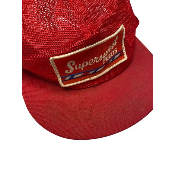 Lot of 2 Vintage NK Lawn Products Supersweet Feeds Trucker Hats Mesh Snapback - Picture 2 of 6